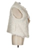 SELF E 100% Polyester Ivory Faux Fur Vest Size L - photo 4