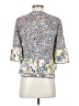 BCBGMAXAZRIA 100% Polyester Ivory 3/4 Sleeve Blouse Size XS - photo 2