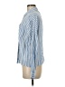 LA Hearts 100% Rayon Stripes Blue Long Sleeve Button-Down Shirt Size M - photo 5