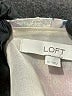 Ann Taylor LOFT 100% Polyester Floral Ivory Tan 3/4 Sleeve Blouse Size M - photo 7