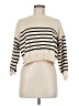 Dèluc Stripes Ivory Pullover Sweater Size M - photo 1