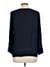 19 Cooper 100% Polyester Blue 3/4 Sleeve Blouse Size L - photo 2