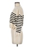 Dèluc Stripes Ivory Pullover Sweater Size M - photo 5
