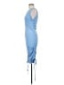 Unbranded 100% Polyester Solid Blue Cocktail Dress Size M - photo 5