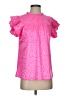 Unbranded Pink Short Sleeve Blouse Size S - photo 1