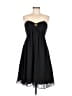 Alfred Angelo 100% Polyester Solid Black Cocktail Dress Size 10 - photo 1