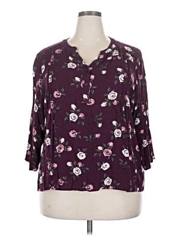 Fun2Fun 3/4 Sleeve Blouse (view 1)