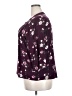Fun2Fun 100% Rayon Floral Purple 3/4 Sleeve Blouse Size 2X - photo 5