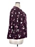 Fun2Fun 100% Rayon Floral Purple 3/4 Sleeve Blouse Size 2X - photo 4