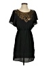 Everly 100% Polyester Animal Print Black Casual Dress Size S - photo 1