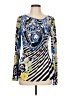 ECI Blue Long Sleeve Top Size L - photo 1