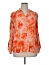 Ruby Rd. 100% Rayon Orange 3/4 Sleeve Blouse Size XL - photo 1