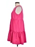 Top It Off Solid Pink Casual Dress Size L - photo 5