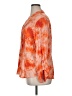 Ruby Rd. 100% Rayon Orange 3/4 Sleeve Blouse Size XL - photo 5