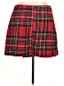 Shein Curve Plaid Red Casual Skirt Size 16 Plus (2) - photo 2