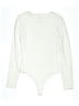 nuuds 100% Nylon Ivory Bodysuit Size S - photo 1