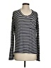 MAISON DU SOIR Stripes Black Long Sleeve Top Size S - photo 1