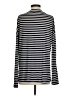 MAISON DU SOIR Stripes Black Long Sleeve Top Size S - photo 2