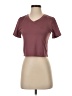 Unbranded Burgundy Short Sleeve Top Size S - photo 1