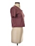 Unbranded Burgundy Short Sleeve Top Size S - photo 4