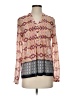 HD in Paris 100% Polyester Pink Long Sleeve Blouse Size 2 - photo 1
