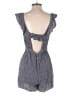 American Eagle Outfitters 100% Viscose Chevron-herringbone Gray Romper Size S - photo 2
