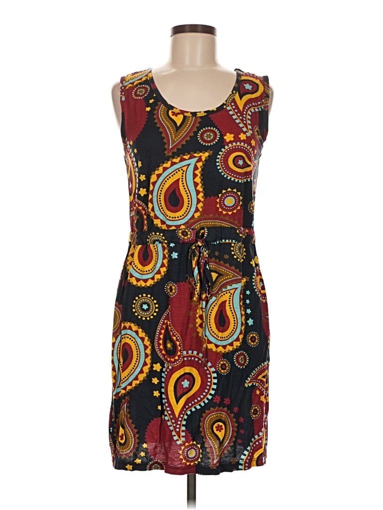 Pre-owned Serra Casual Dress In Brown