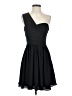 Express 100% Polyester Solid Black Cocktail Dress Size 4 - photo 1