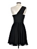 Express 100% Polyester Solid Black Cocktail Dress Size 4 - photo 2