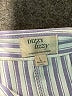 Dizzy Lizzy Stripes White Short Sleeve Blouse Size L - photo 7