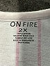 ON FIRE 100% Cotton Pink Kimono Size 2X - photo 7