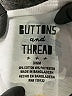 Buttons and Thread Print White Short Sleeve Onesie Size 3-6 mo - photo 3
