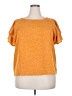 Unbranded 100% Polyester Orange Short Sleeve Blouse Size 2X - photo 1
