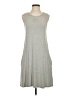 JACK Solid Gray Casual Dress Size S - photo 1
