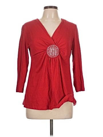 Avon 3/4 Sleeve Blouse (view 1)