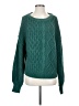 Free People Solid Green Pullover Sweater Size S - photo 1