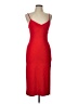 Ambiance Solid Red Cocktail Dress Size L - photo 1