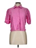 Naf Naf Pink Short Sleeve Blouse Size L - photo 1