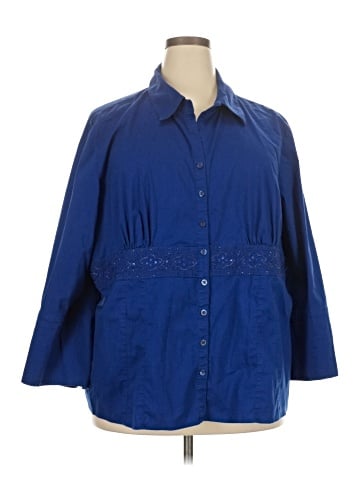 Gitano 3/4 Sleeve Button-Down Shirt (view 1)