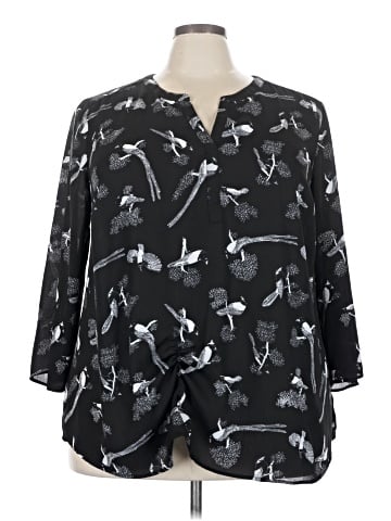 Gibson Latimer 3/4 Sleeve Blouse (view 1)