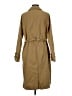 Current Air 100% Cotton Tan Trenchcoat Size M - photo 2