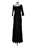 Alex Evenings Solid Black Casual Dress Size 6 - photo 2