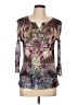 Style&Co 100% Polyester Purple 3/4 Sleeve Blouse Size L - photo 1