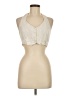 Shein Ivory Sleeveless Button-Down Shirt Size 8 - 10 - photo 1