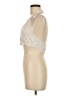 Shein Ivory Sleeveless Button-Down Shirt Size 8 - 10 - photo 5