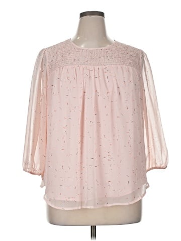 Evri 3/4 Sleeve Blouse (view 1)