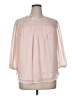 Evri 100% Polyester Pink 3/4 Sleeve Blouse Size 0X - photo 1