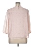 Evri 100% Polyester Pink 3/4 Sleeve Blouse Size 0X - photo 2