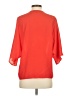 Catherine Malandrino 100% Polyester Orange 3/4 Sleeve Blouse Size S - photo 2