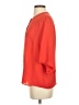 Catherine Malandrino 100% Polyester Orange 3/4 Sleeve Blouse Size S - photo 5